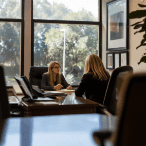In the office of the insurance adjuster