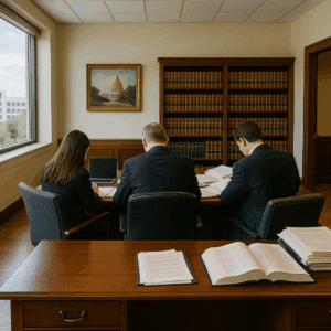 Florida medical malpractice lawyers in office