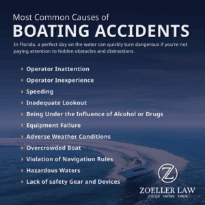 Common causes of boating accidents in Florida
