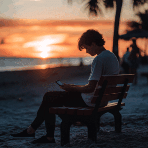 A sexual assault survivor in Palm Beach County texting helpline