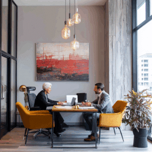 2 real estate attorneys negotiating a settlement case