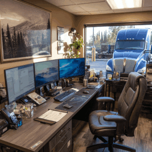 A trucking company office in Florida