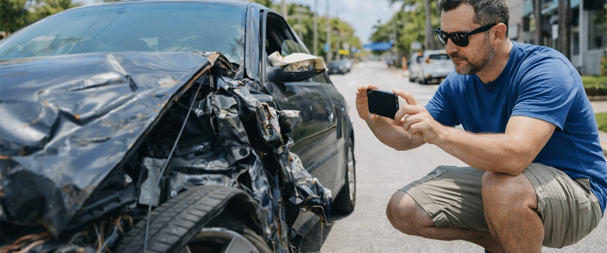 documenting the accident scene